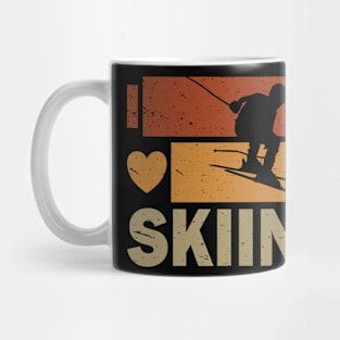 I Love Skiing Ski Apres Ski Mug